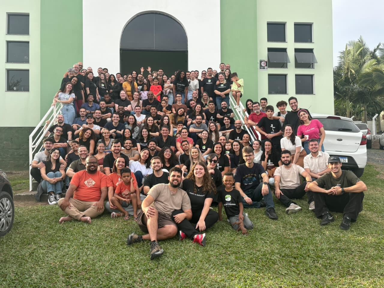 Jovens da Confederação Sinodal de Mocidades de Florianópolis reunidos